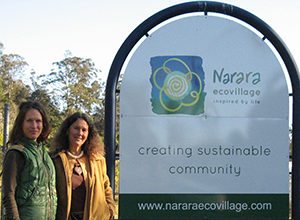 Erin and Robin on a Facilitation Trip to Narara EcoVillage last year