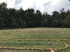 Spiral Labyrinth at Damanhur Italy