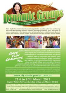 poster for Dynamic Groups course